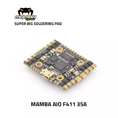 MAMBA F411 35A AIO 6S 8bit Flight Controller Stack Internal USB