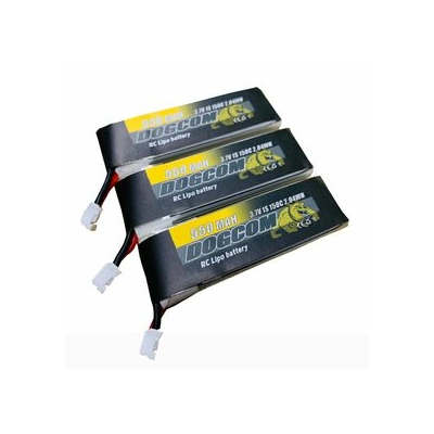 DOGCOM 1S 3.7V 150C 550mAh FPV Lipo battery PH2.0 Plug