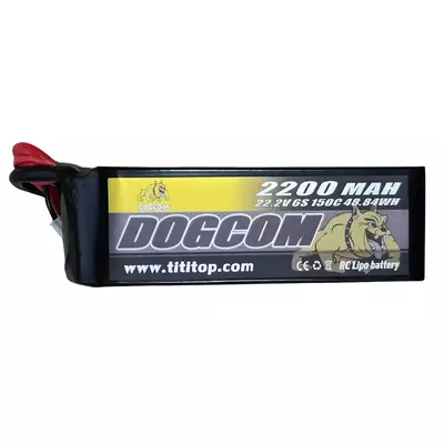 DOGCOM 6S 2200mAh 150C LiPo Battery