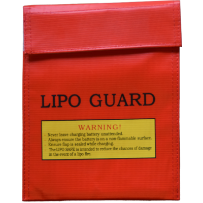 LiPo safe bag 18 x 23 cm - red