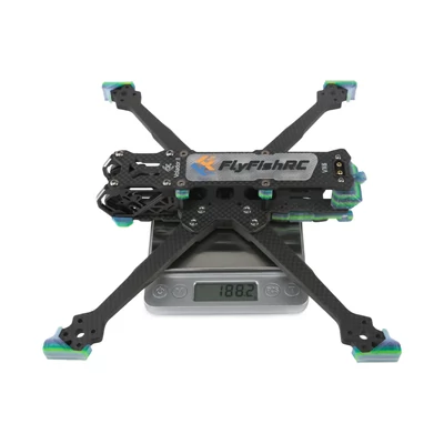 FlyFishRC  Volador II  VX6 FPV Freestyle T700 Frame Kit - Tropical Mix