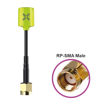 Foxeer Micro Lollipop RHCP RP-SMA fluorescent green antenna