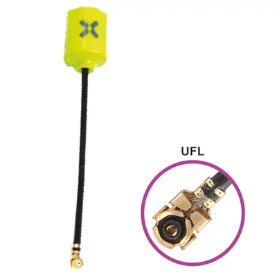 Foxeer Micro Lollipop RHCP UFL fluorescent green antenna