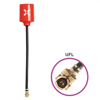 Foxeer Micro Lollipop RHCP UFL red antenna