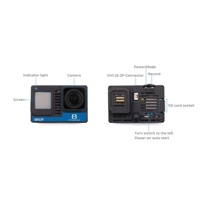 GEPRC Naked GoPro Hero 8 Full Camera