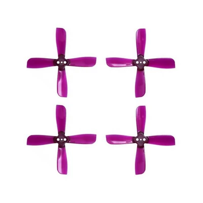 Gemfan prop 2035 4 Bldes BN Propeller 2 Pairs - Clear Purple