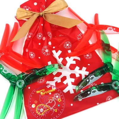 Gemfan Vanover 5136 3-Blade Propellers (Set of 8) - Father Christmas Edition