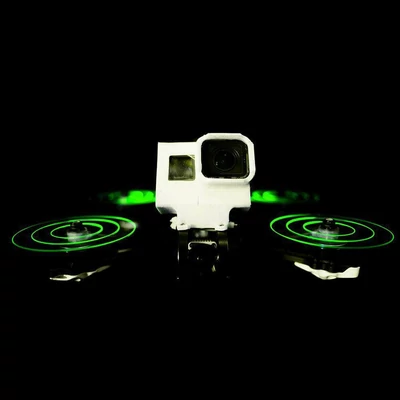 Gemfan prop 51433L Starlight LED Props 2 pairs+LED - Green