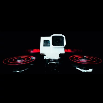 Gemfan prop 51433L Starlight LED Props 2 pairs+LED - Red