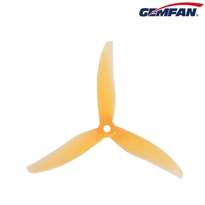 Gemfan prop Freestyle4S Durable 3 Blade (5.1x3.6x3) 2 pairs - Mango yellow