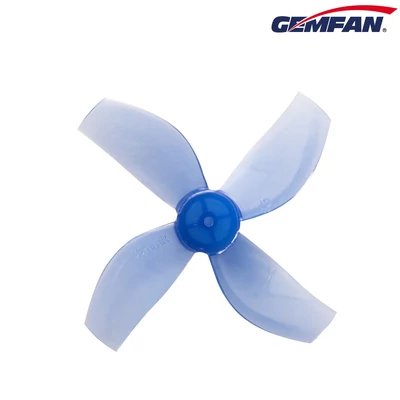 Gemfan prop 35mm Durable 4 Blade 1mm 4 pairs - Blue