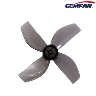 Gemfan prop 35mm Durable 4 Blade 1mm 4 pairs - Clear grey