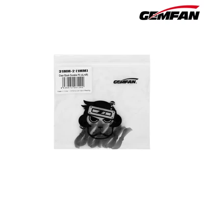 Gemfan prop 31MM Durable 2 Blade 1mm 4 pairs 1210-2 - Tiszta fekete