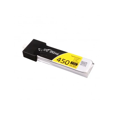 Tattu 450mAh 3.8V 75C 1S1P HV Lipo Battery Pack with BT 2.0 plug (5PCS）