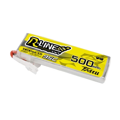 Tattu R-Line 500mAh 3.7V 1S1P 95C Lipo Battery