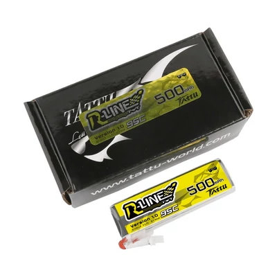 Tattu R-Line 500mAh 3.7V 1S1P 95C Lipo Battery