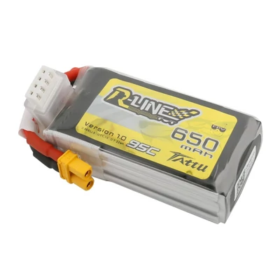TATTU R-line 3S1P 11.1V 650mAh 95C Lipo Battery with XT30 Plug