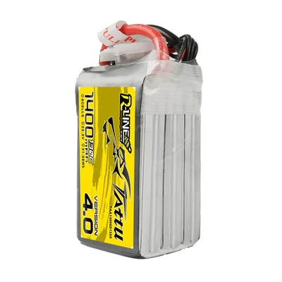 TATTU R-Line V4 6S1P 22.2V 1400mAh 130C Lipo Battery with XT60 Plug