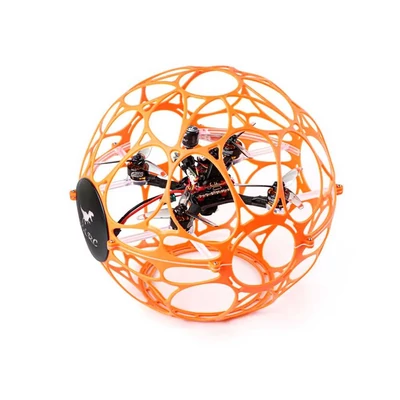   HGLRC DS230 Drone Soccer FPV Analog version Zeus Nano 350mW VTX Caddx Ant Eco Orange