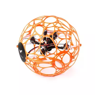   HGLRC DS230 Drone Soccer FPV Analog version Zeus Nano 350mW VTX Caddx Ant Eco Orange