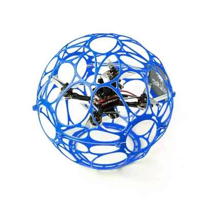   HGLRC DS230 Drone Soccer FPV Analog version Zeus Nano 350mW VTX Caddx Ant Eco Blue
