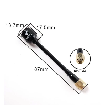 HGLRC Hammer RHCP 5.8G 5dBi Super Mini Antenna RP-SMA