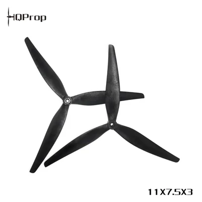 HQ MacroQuad Prop 11X7.5X3(1CW+1CCW) Black-Glass Fiber Reinforced Nylon