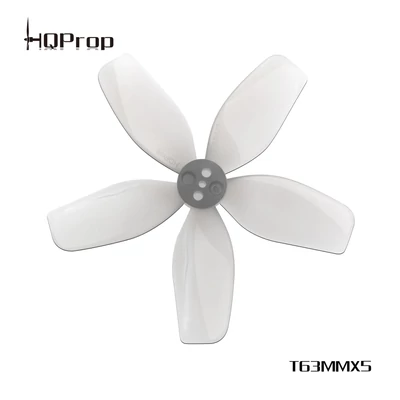 HQProp DT63MMX5 Light Grey (2CW+2CCW)-Poly Carbonate