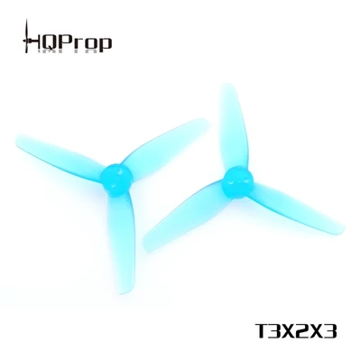 HQ Durable Prop T3X2X3 （2CW+2CCW)-Poly Carbonate - Blue