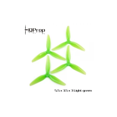 HQProp 5.5X3.5X3 (2CW+2CCW)-Poly Carbonate - Green