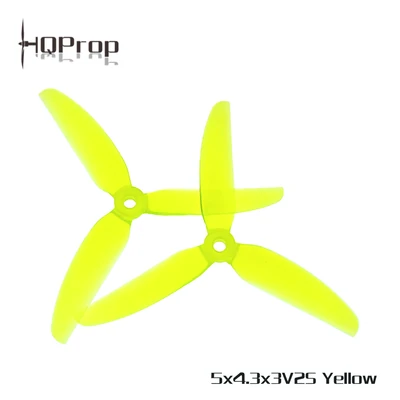 HQ Freestyle Prop 5X4.3X3V2S (2CW+2CCW)-Poly Carbonate - Yellow ...