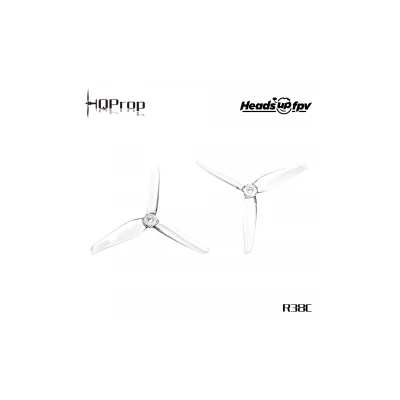 HeadsUp Racing Prop R38C Clear (2CW+2CCW)-Poly Carbonate