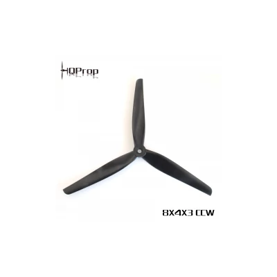 HQ MacroQuad Prop 8X4X3(CW,CCW) Black-Glass Fiber Nylon