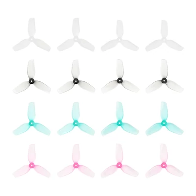 HQ 31mm Ultralight 3-Blade Propellers (1.0mm Shaft) - 4 pairs