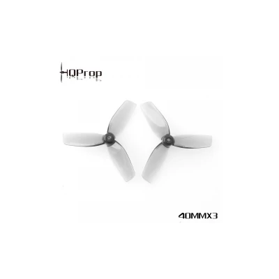 HQ Micro Whoop Prop 40MMX3 Grey (2CW+2CCW)-Poly Carbonate 1mm