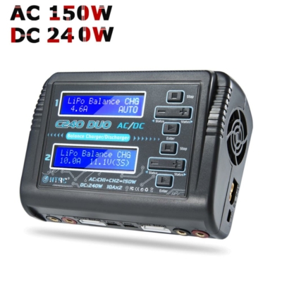 HTRC T240 dual battery charger