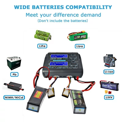 HTRC C240 dual battery charger