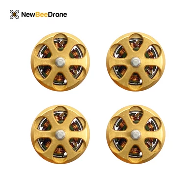 NewBeeDrone 0802 18000kv Brushless Motors - Gold Edition (Set of 4)