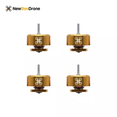 NewBeeDrone 0802 18000kv Brushless Motors - Gold Edition (Set of 4)