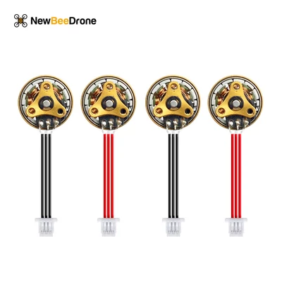 NewBeeDrone 0802 18000kv Brushless Motors - Gold Edition (Set of 4)