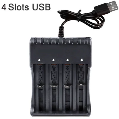 Pencil battery charger 4 way