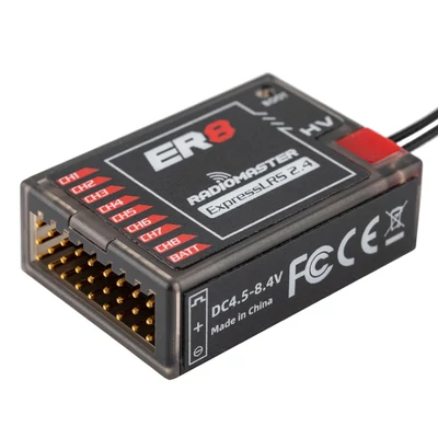 RadioMaster - ER8 2.4ghz PWM ExpressLRS 8 Channel receiver