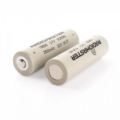 RadioMaster 2500mAh 3.7v Li-Ion 18650 cella (2db.)