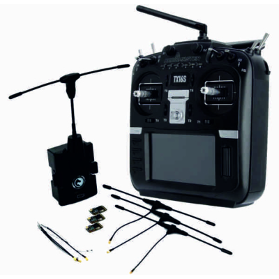 RadioMaster TX16s transmitter + HALL Gimbal + TBS MicroTX v2 + 3*TBS Crossfire nano RX
