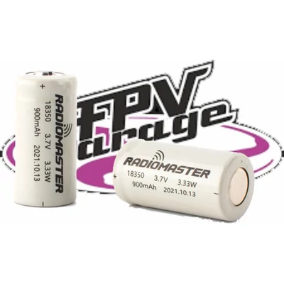 RadioMaster 900mah 3.7v Li-ion 18350 battery for Zorro (2pc)