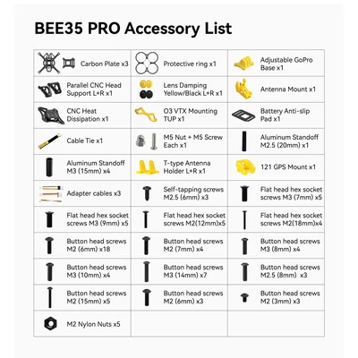 SpeedyBee Bee35 Pro 3.5 inch Frame