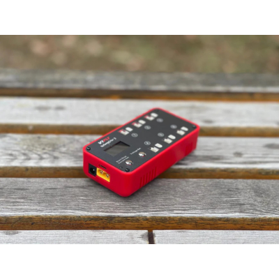 Vifly WhoopStor 3 1S battery charger and discharger (BT2.0/PH2.0) -Red