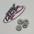 Propeller self lock nut screw M5*4.5mm - Silver