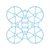 BetaFPV Air75 Brushless Whoop Frame Transparent Blue