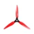 DAL Fold F6 6&quot; Folding DIY Props Long Range - Blades:Crystal Red &amp; Hub:Grey 2 Pairs